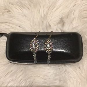 Handmade From Vintage Jewelry Dangling Earrings